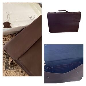 🚨Final Sale🚨! NIB Gemline Brown Leather Briefcase